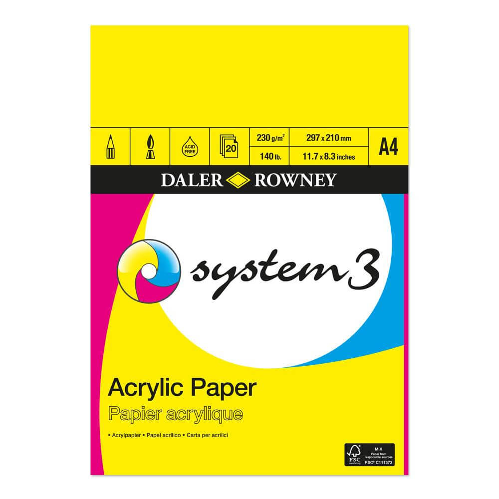 Daler Rowney System 3 Acrylic Pad
